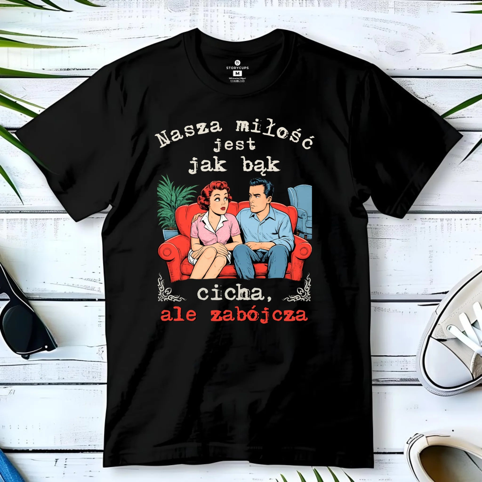 Koszulka męska - Nasza miłość jest jak bąk W70 - StoryCups.pl