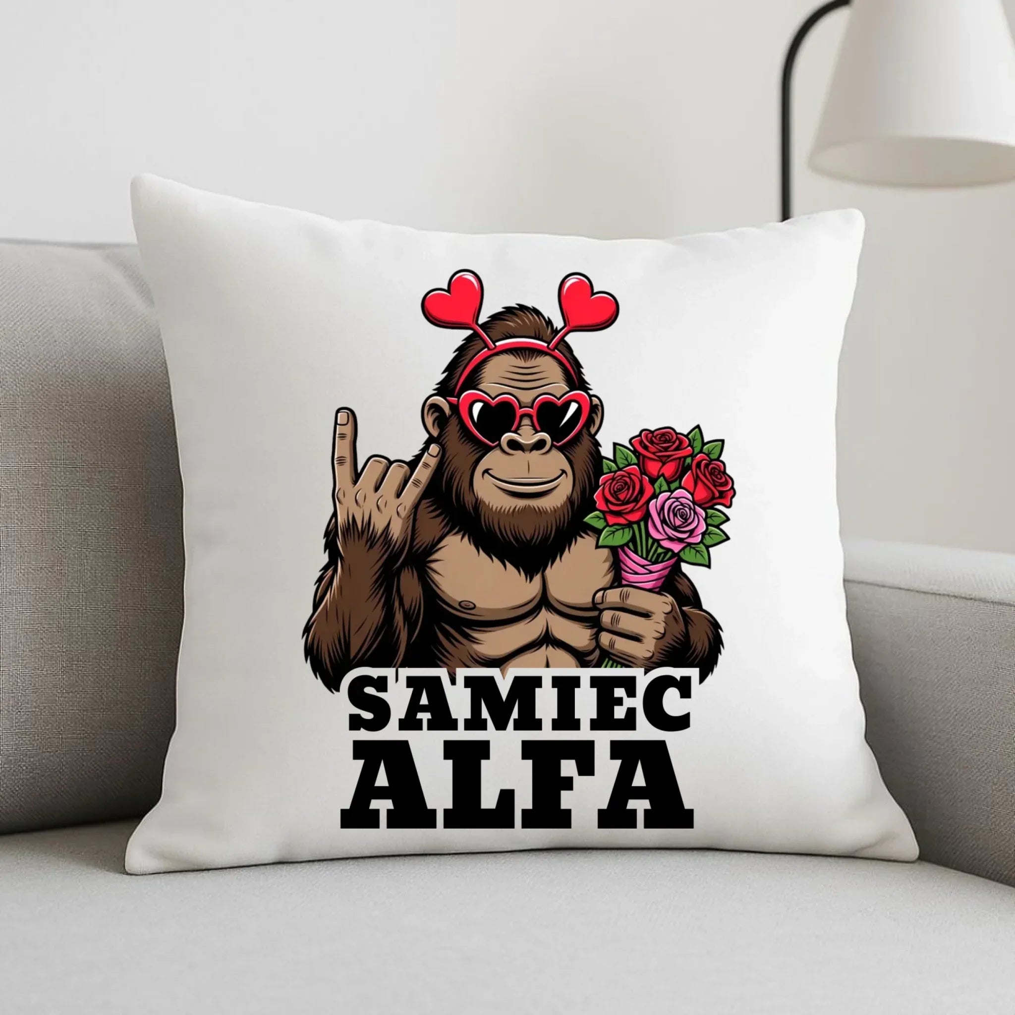 Poduszka dla faceta - Samiec Alfa W74 - StoryCups.pl