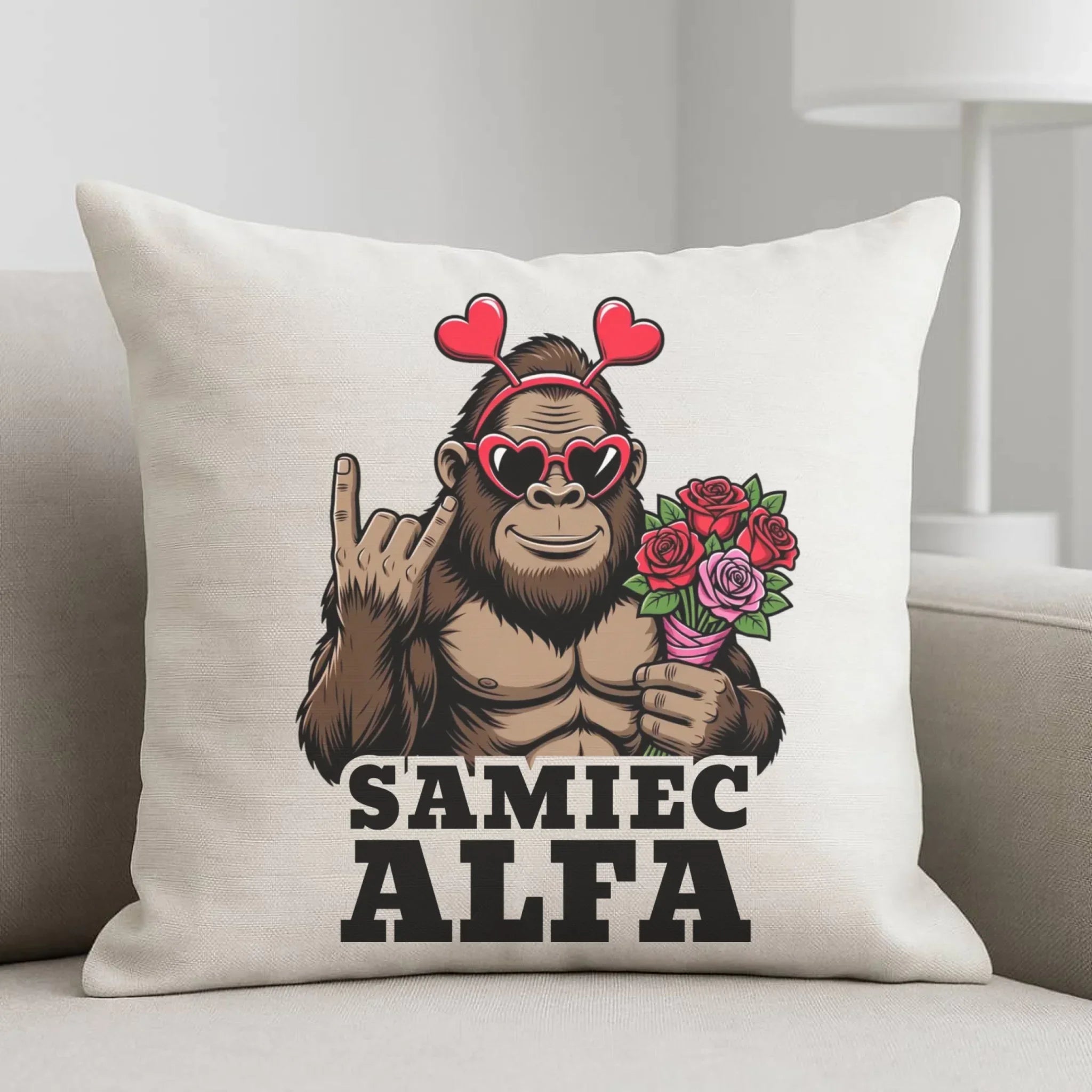 Poduszka dla faceta - Samiec Alfa W74 - StoryCups.pl