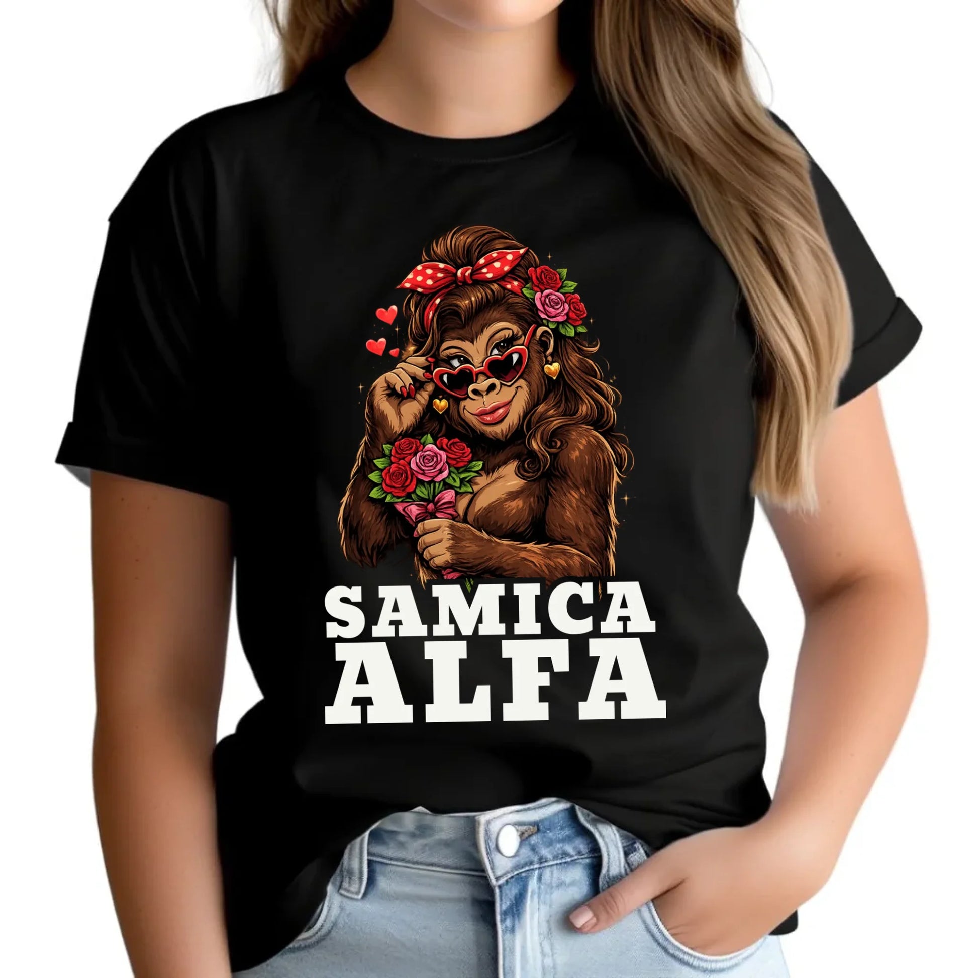 Koszulka damska - Samica Alfa W75 - StoryCups.pl