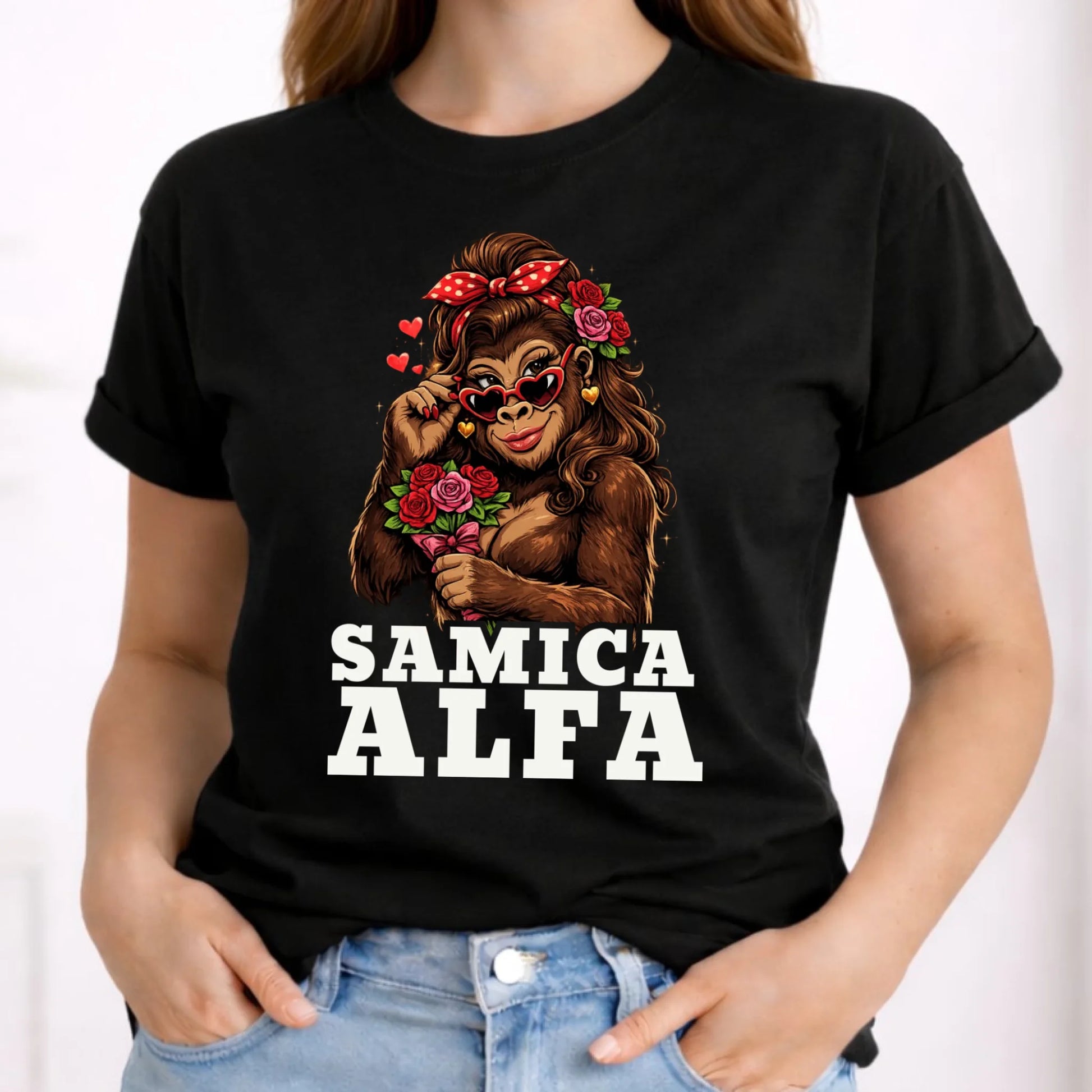 Koszulka damska - Samica Alfa W75 - StoryCups.pl