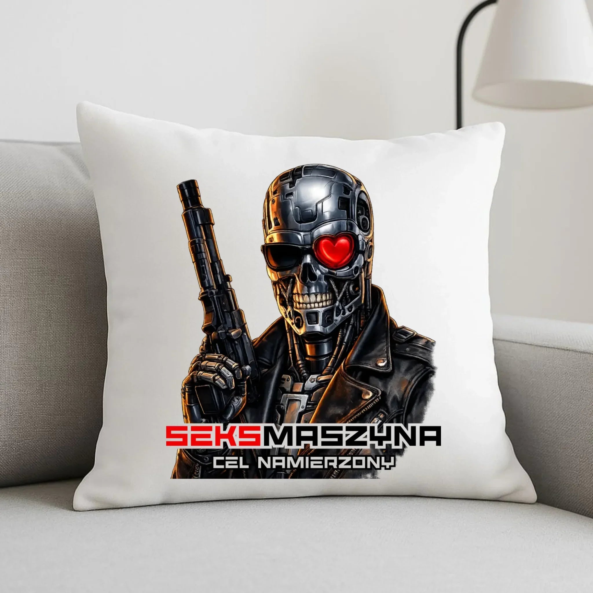 Poduszka dla faceta - Cyborg z sercem Seks maszyna DCH32 - StoryCups.pl