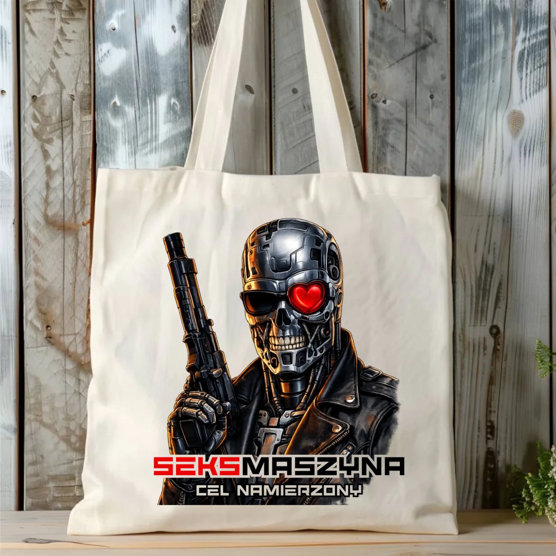 Torba dla faceta - Cyborg z sercem Seks maszyna DCH32 - StoryCups.pl