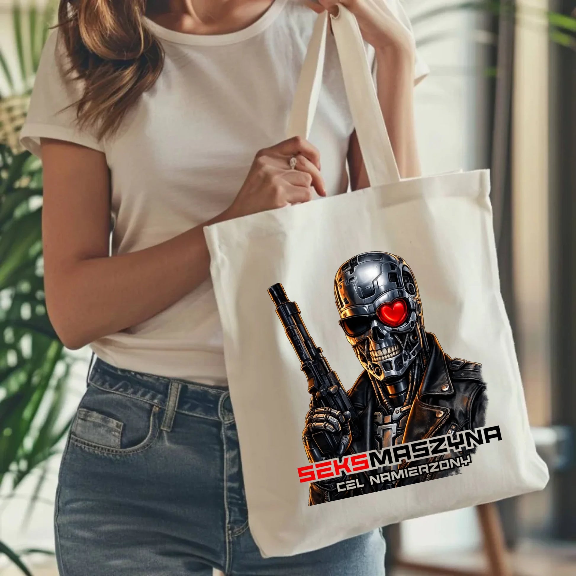 Torba dla faceta - Cyborg z sercem Seks maszyna DCH32 - StoryCups.pl