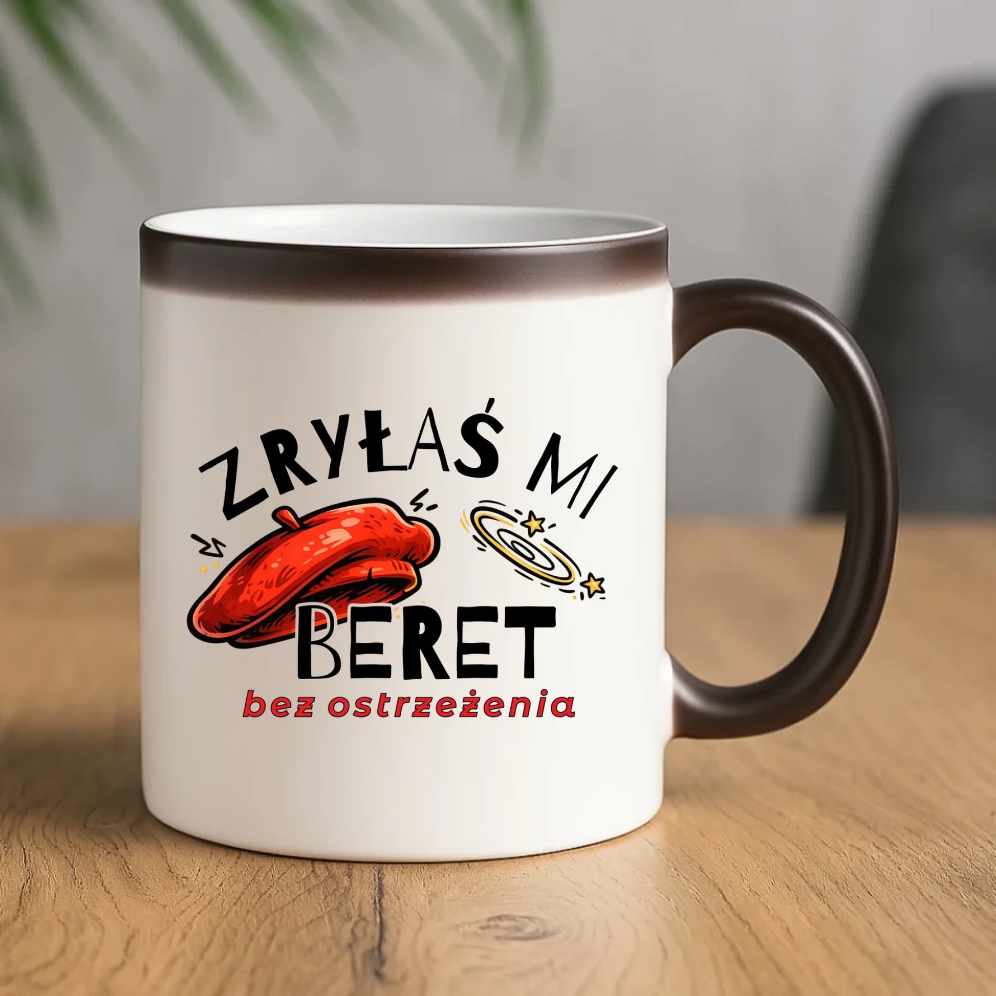 Kubek magiczny - Zryłaś mi beret DZ34 - StoryCups.pl