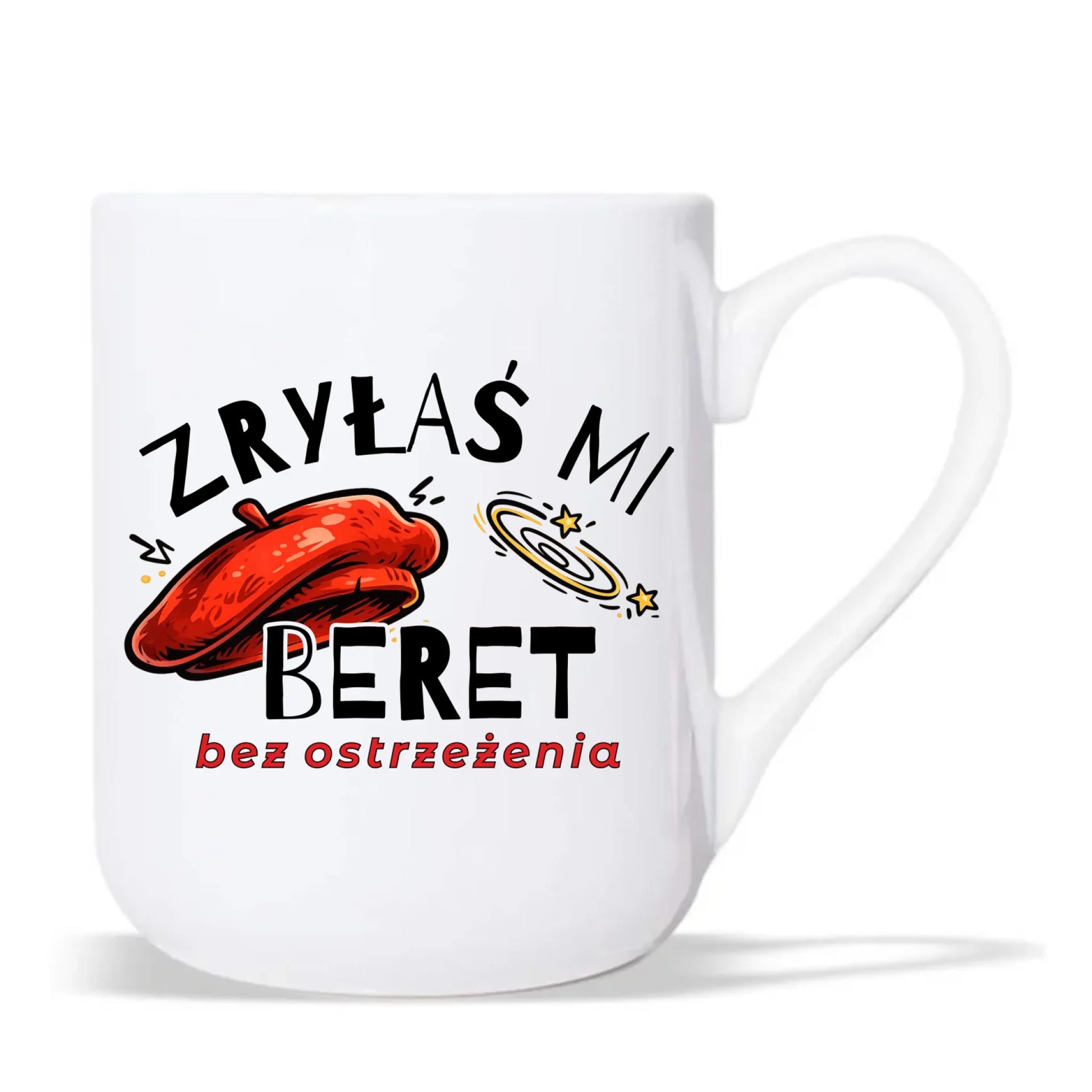 Kubek elegant - Zryłaś mi beret DZ34 - StoryCups.pl