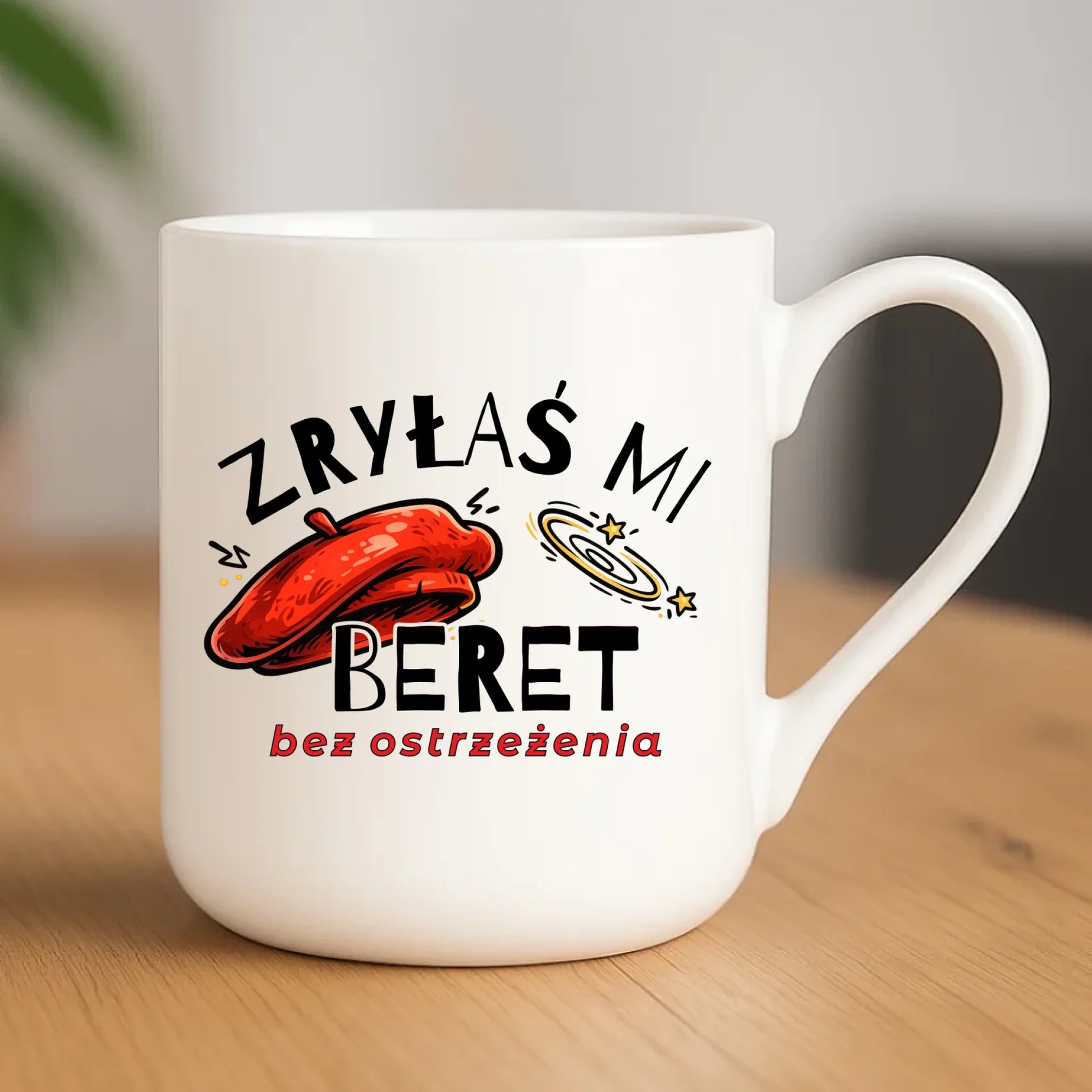 Kubek elegant - Zryłaś mi beret DZ34 - StoryCups.pl