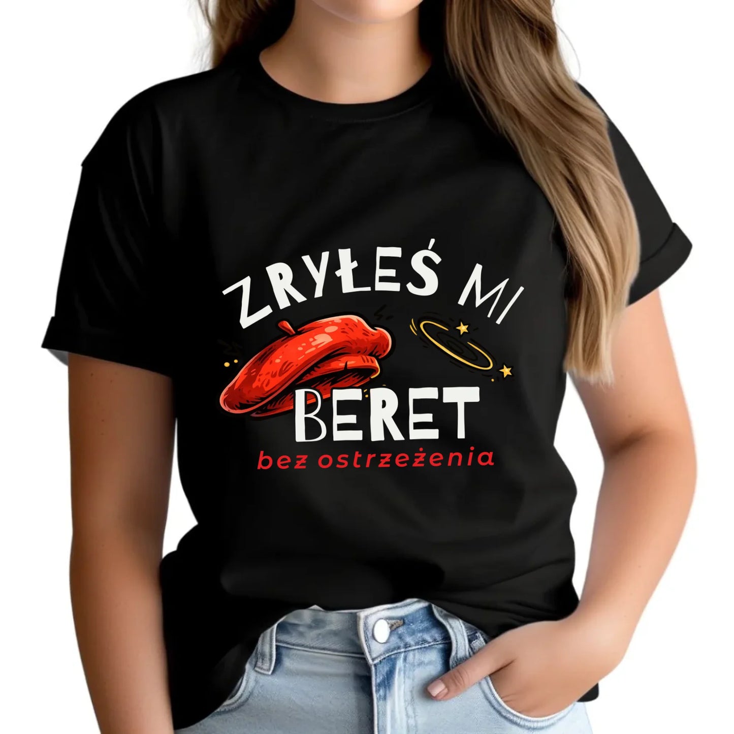 Koszulka damska - Zryłeś mi beret DZ35 - StoryCups.pl