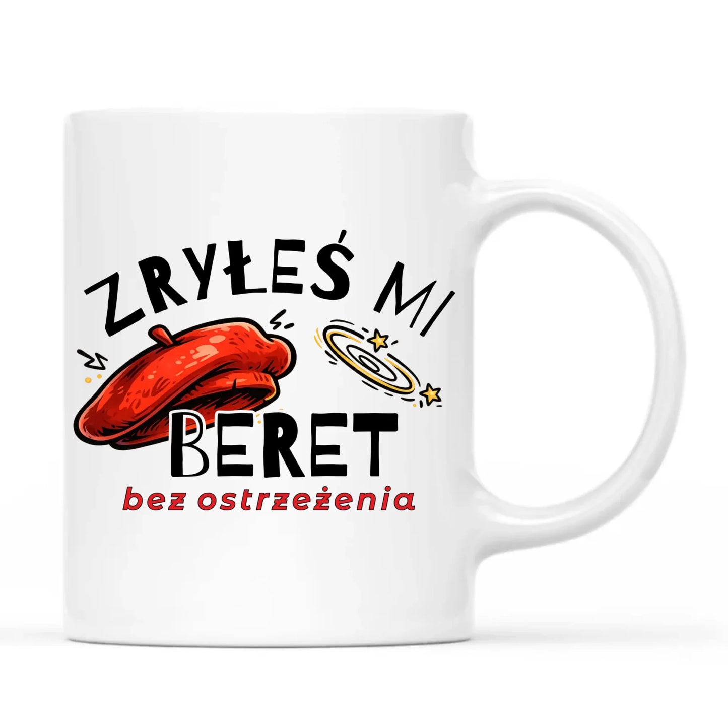 Kubek dla faceta - Zryłeś mi beret DCH34 - StoryCups.pl