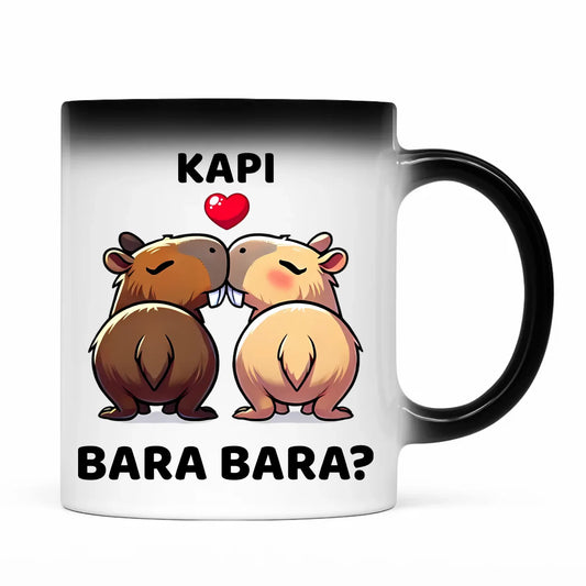 Kubek magiczny dla par - Kapibara bara bara W86 - StoryCups.pl
