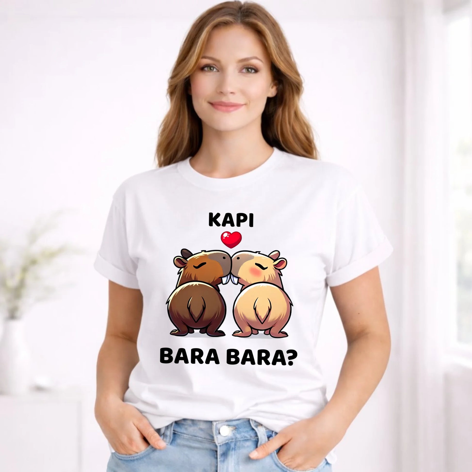 Koszulka damska - Kapibara bara bara W86 - StoryCups.pl
