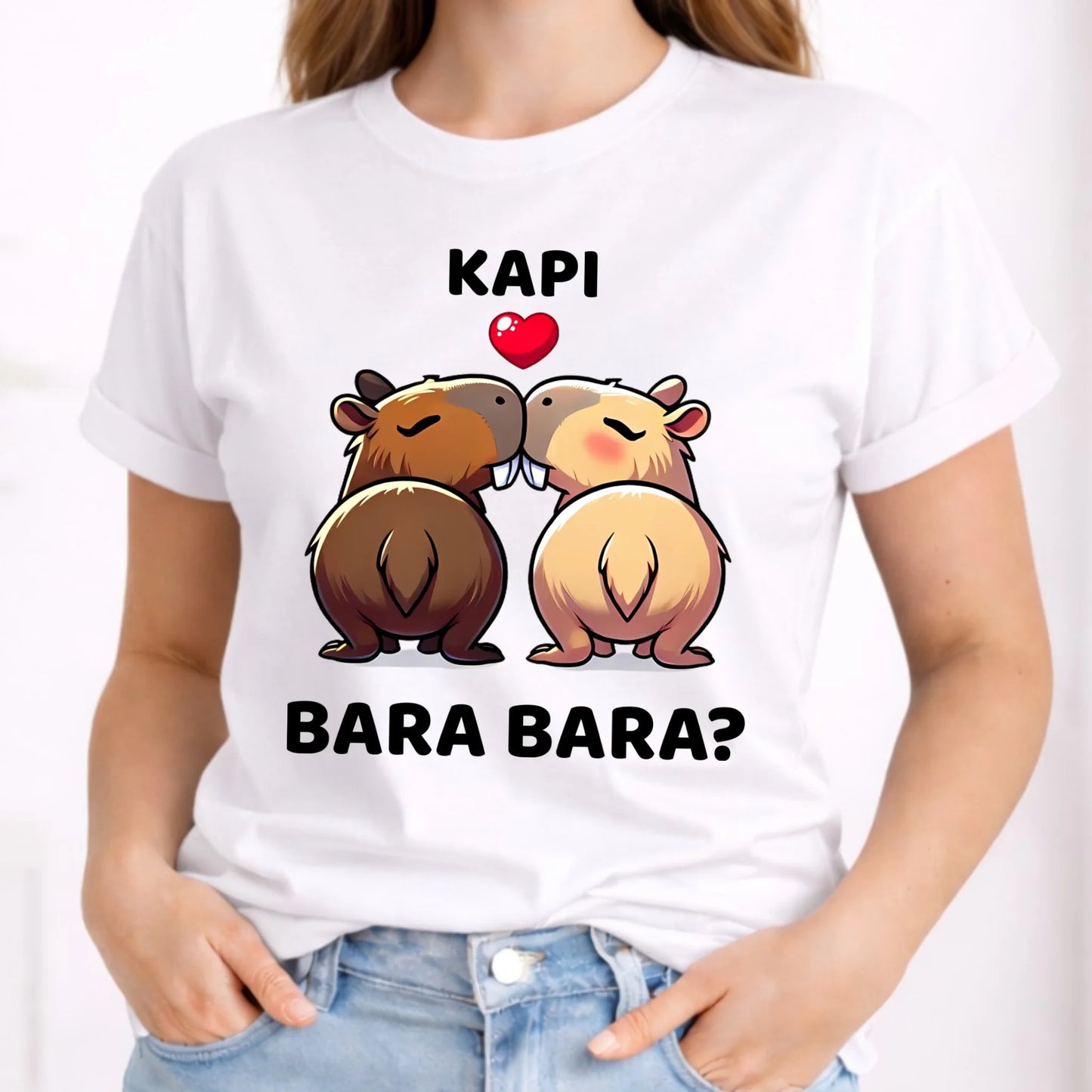 Koszulka damska - Kapibara bara bara W86 - StoryCups.pl