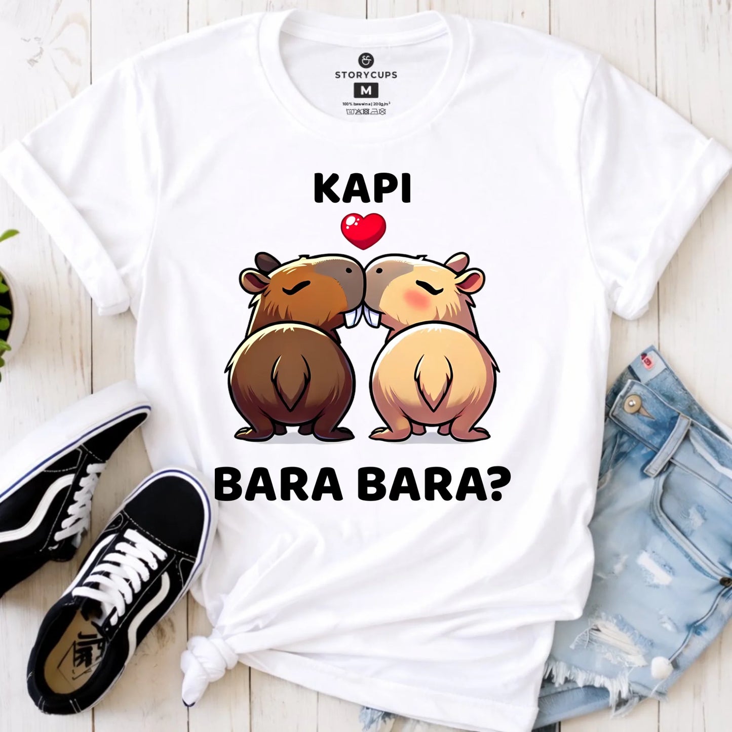 Koszulka damska - Kapibara bara bara W86 - StoryCups.pl