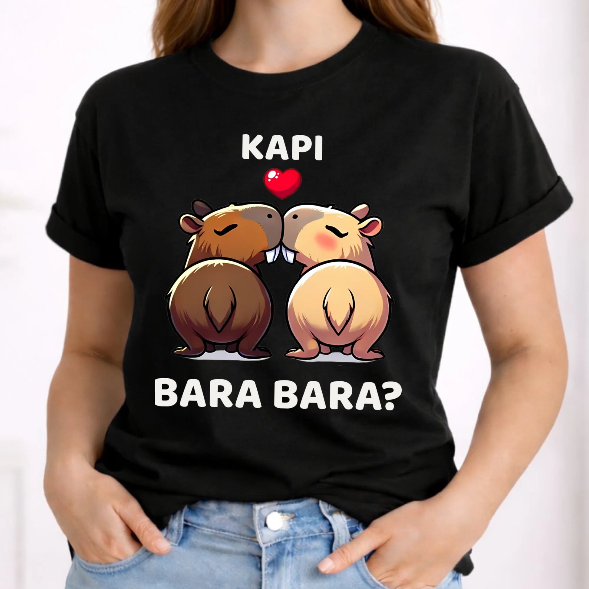 Koszulka damska - Kapibara bara bara W86 - StoryCups.pl