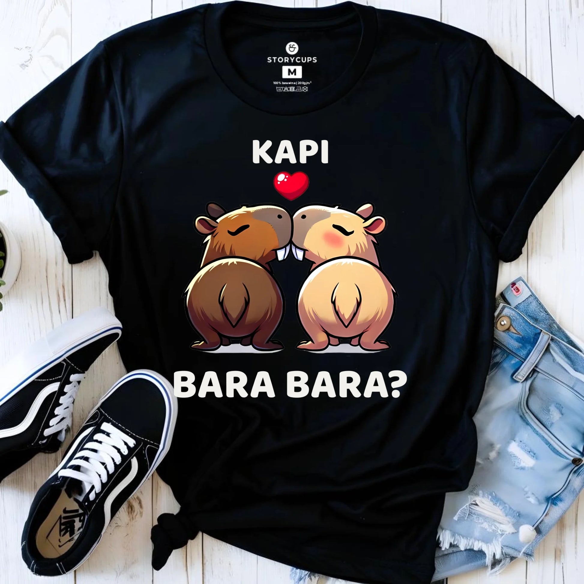 Koszulka damska - Kapibara bara bara W86 - StoryCups.pl
