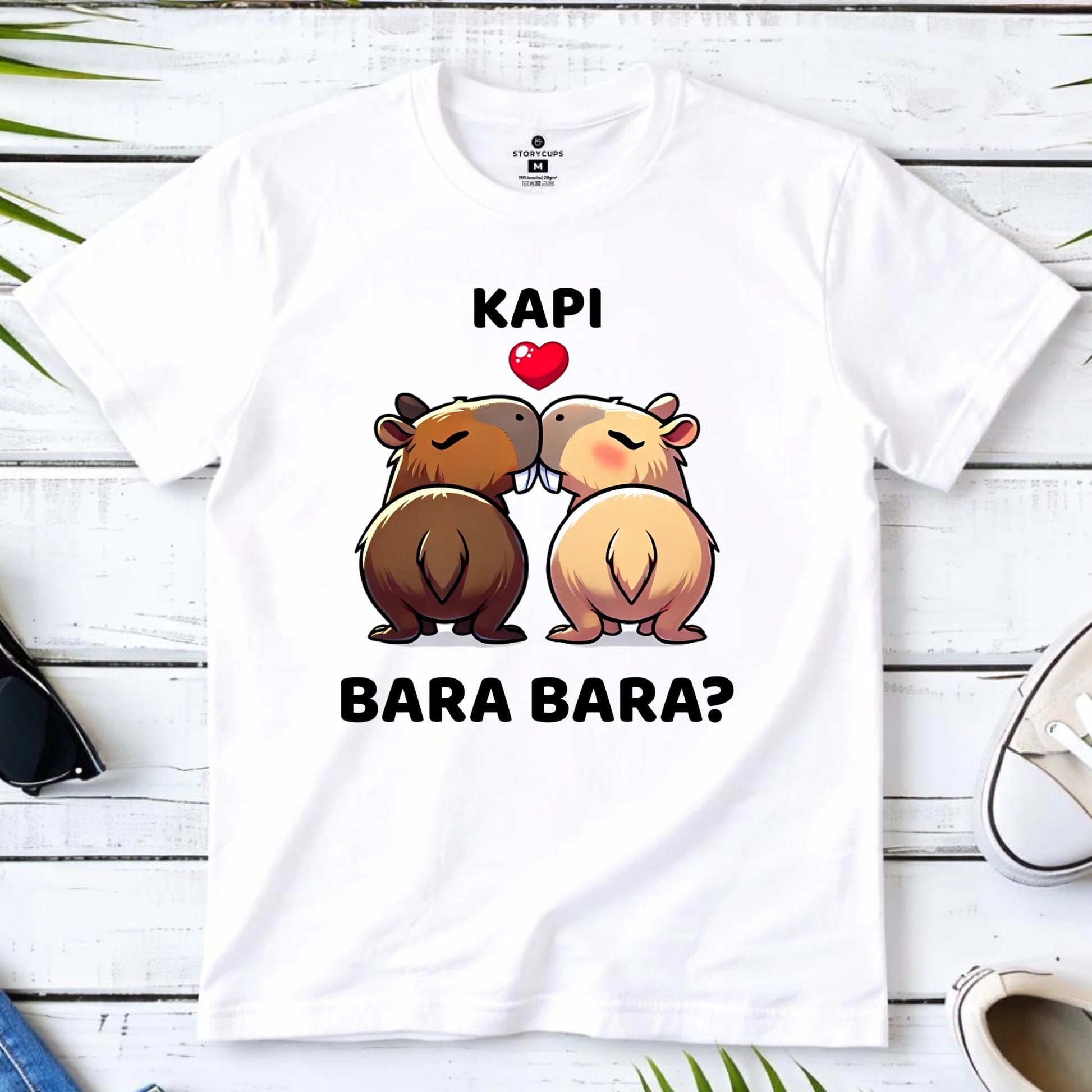 Koszulka męska - Kapibara bara bara W86 - StoryCups.pl