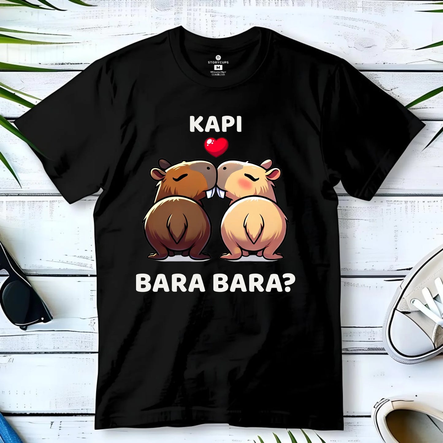 Koszulka męska - Kapibara bara bara W86 - StoryCups.pl