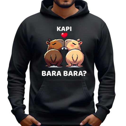 Bluza męska z kapturem - Kapibara bara bara W86 - StoryCups.pl