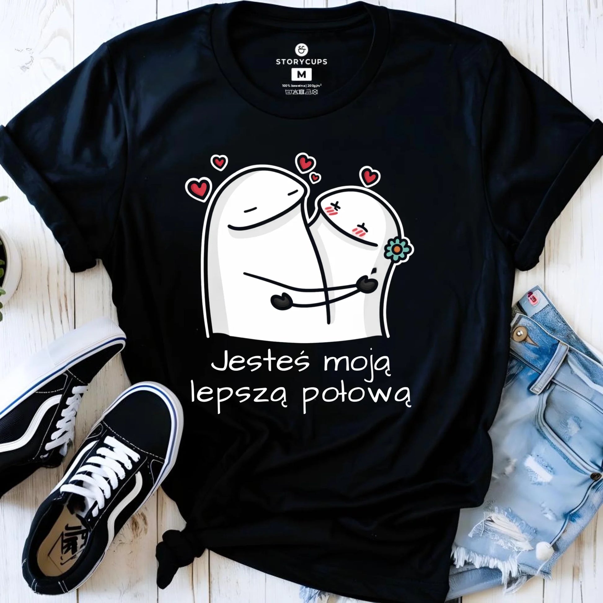 Koszulka damska - Jesteś moją lepszą połową W87 - StoryCups.pl