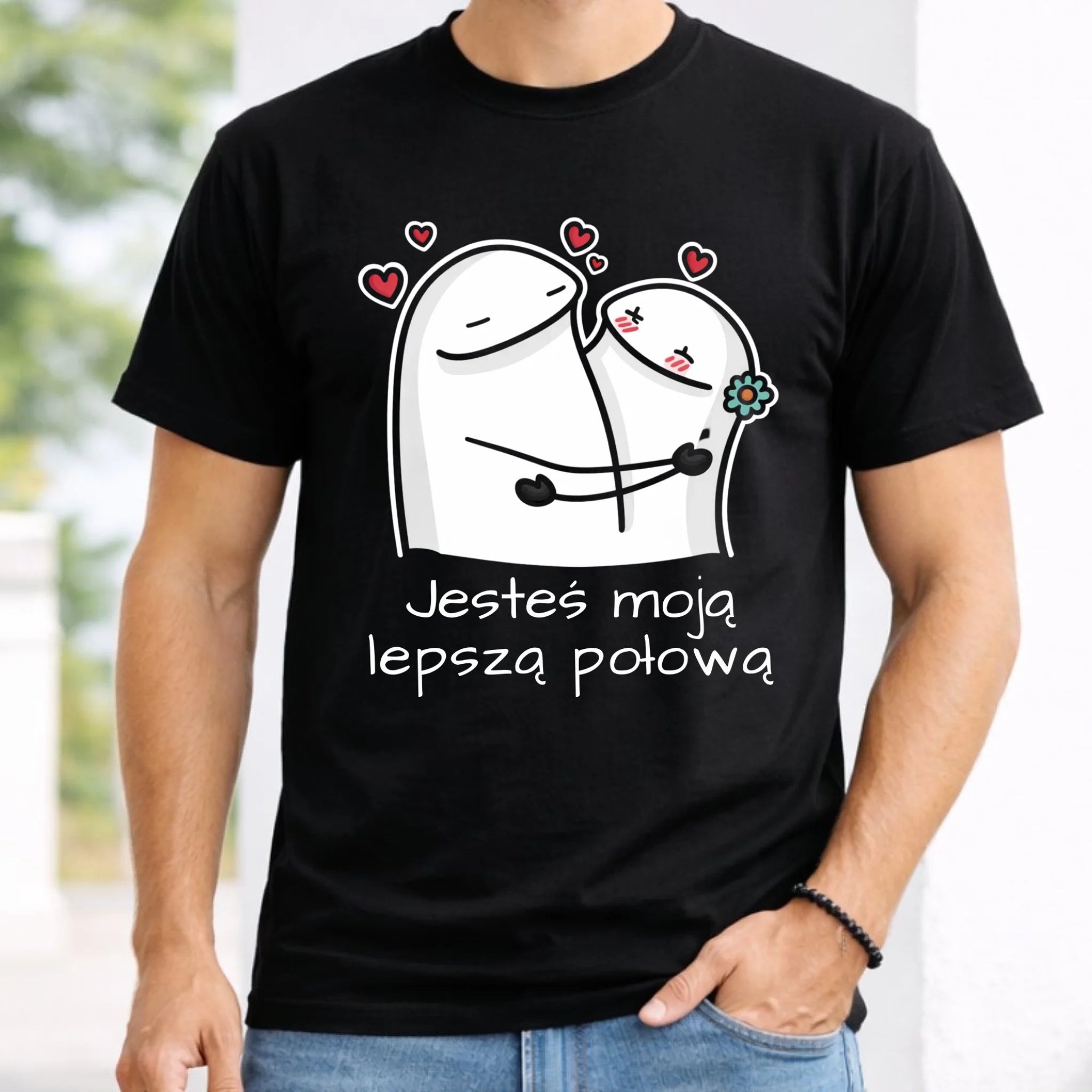 Koszulka męska - Jesteś moją lepszą połową W87 - StoryCups.pl