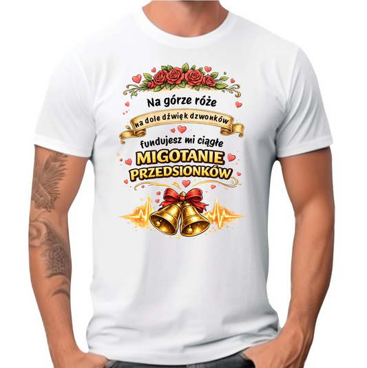 Koszulka męska - Fundujesz mi ciągłe migotanie przedsionków W71 - StoryCups.pl