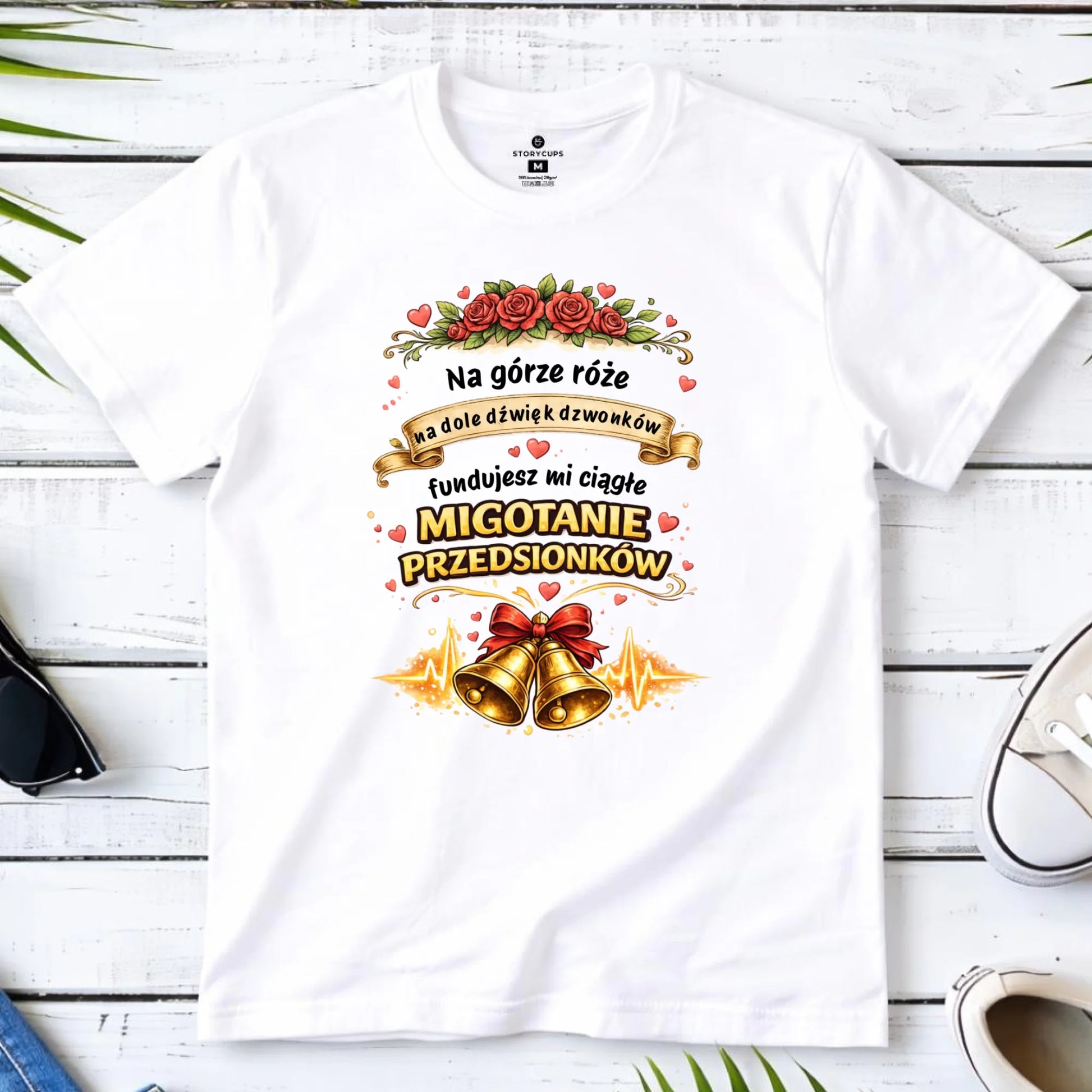 Koszulka męska - Fundujesz mi ciągłe migotanie przedsionków W71 - StoryCups.pl
