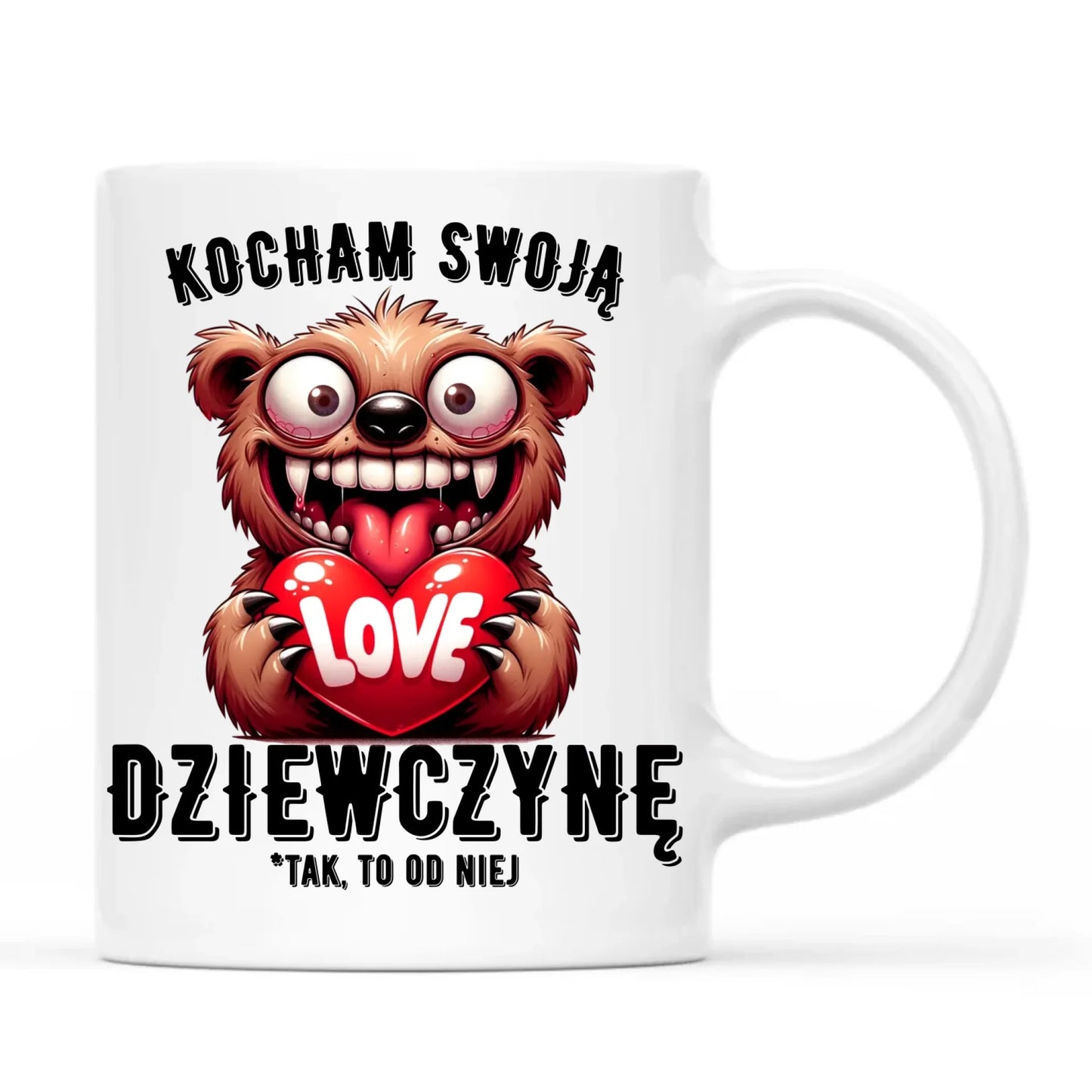 Kubek dla chłopaka - Kocham swoją dziewczynę W30 - StoryCups.pl