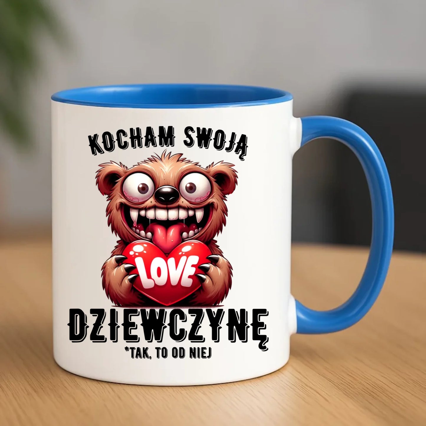 Kubek dla chłopaka - Kocham swoją dziewczynę W30 - StoryCups.pl