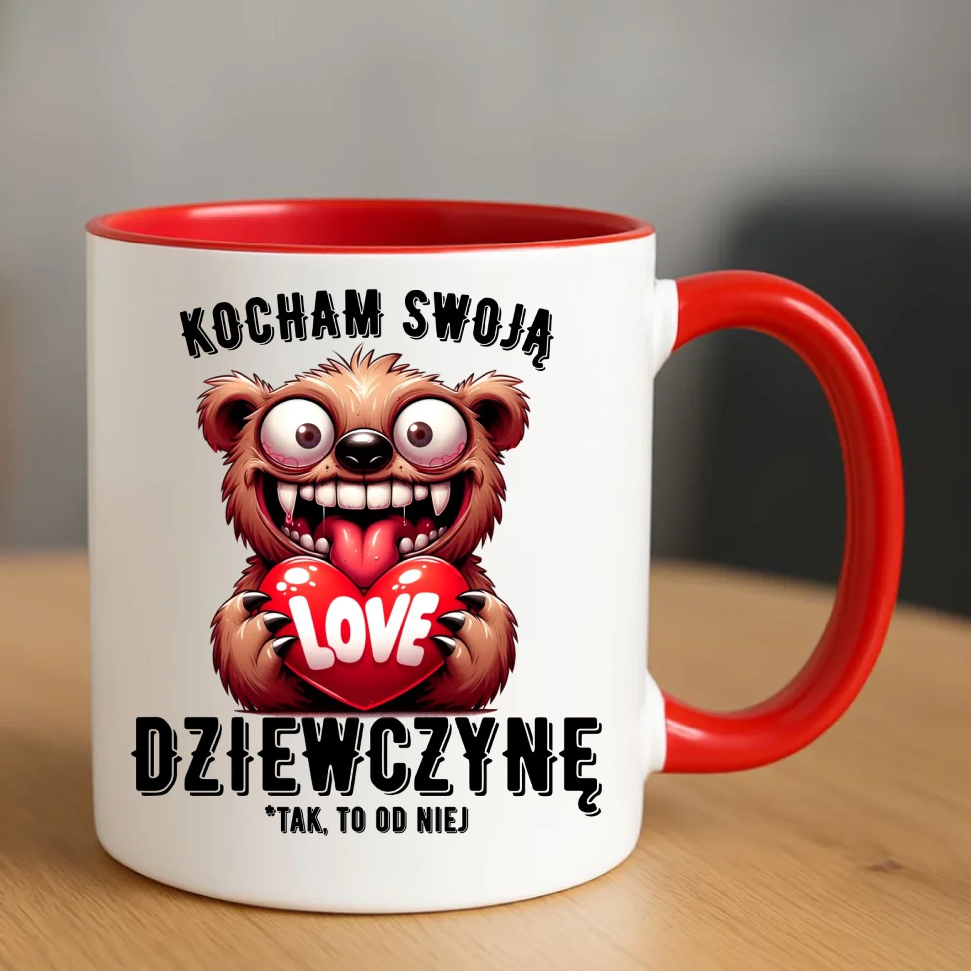 Kubek dla chłopaka - Kocham swoją dziewczynę W30 - StoryCups.pl