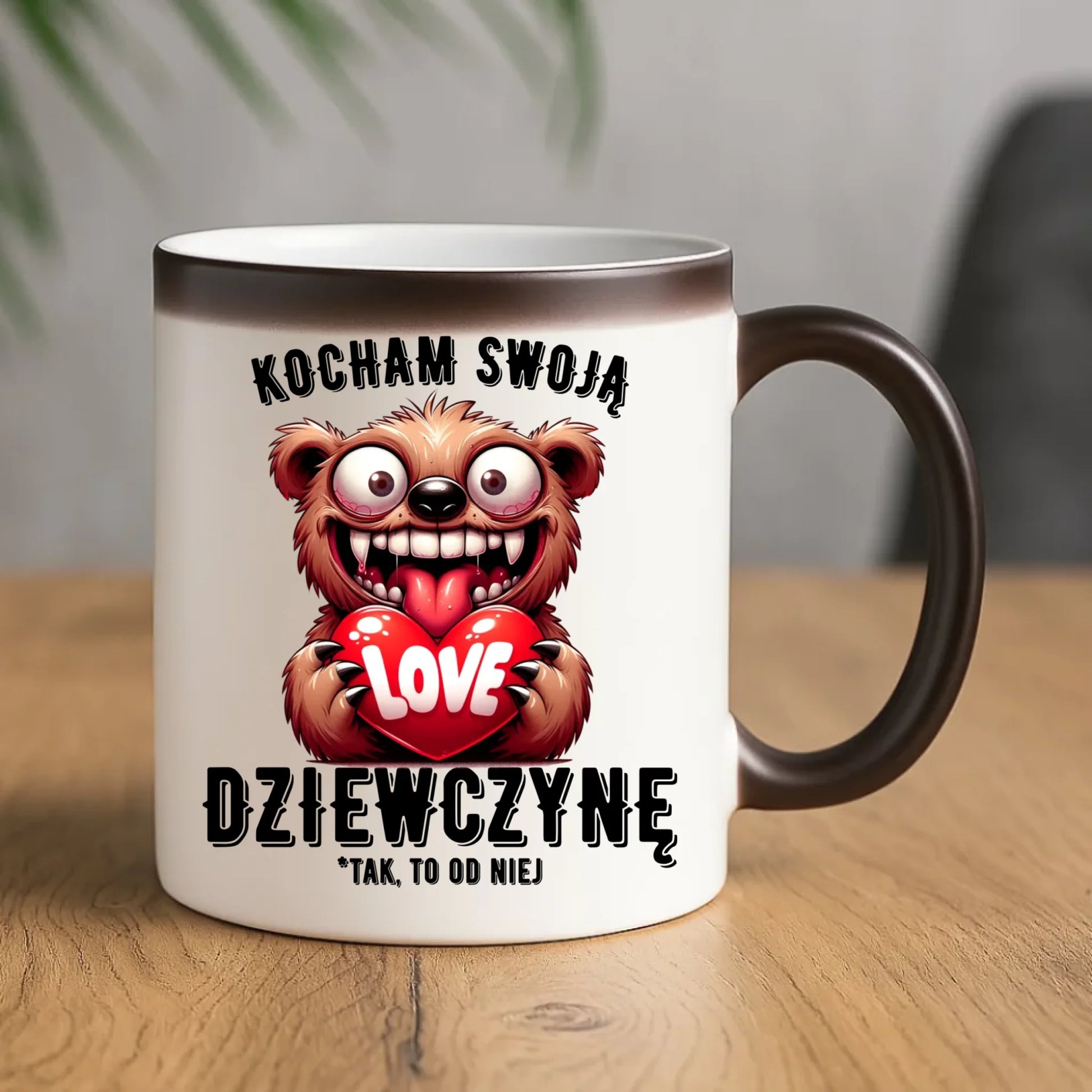 Kubek magiczny dla chłopaka - Kocham swoją dziewczynę W30 - StoryCups.pl