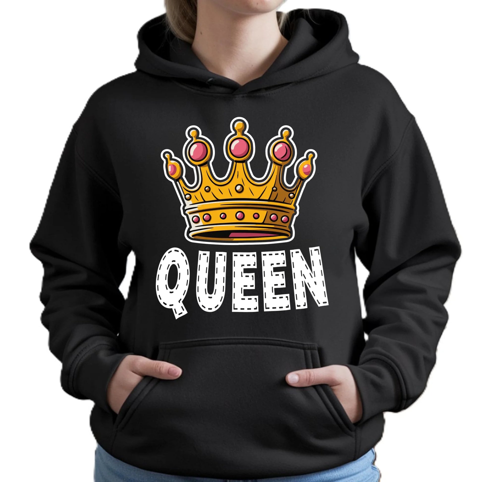 Bluza damska z kapturem - Queen W41 - StoryCups.pl