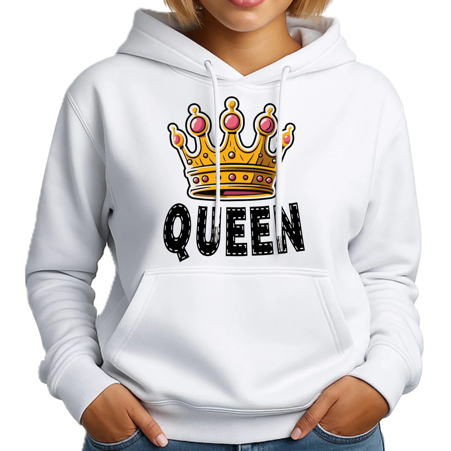 Bluza damska z kapturem - Queen W41 - StoryCups.pl