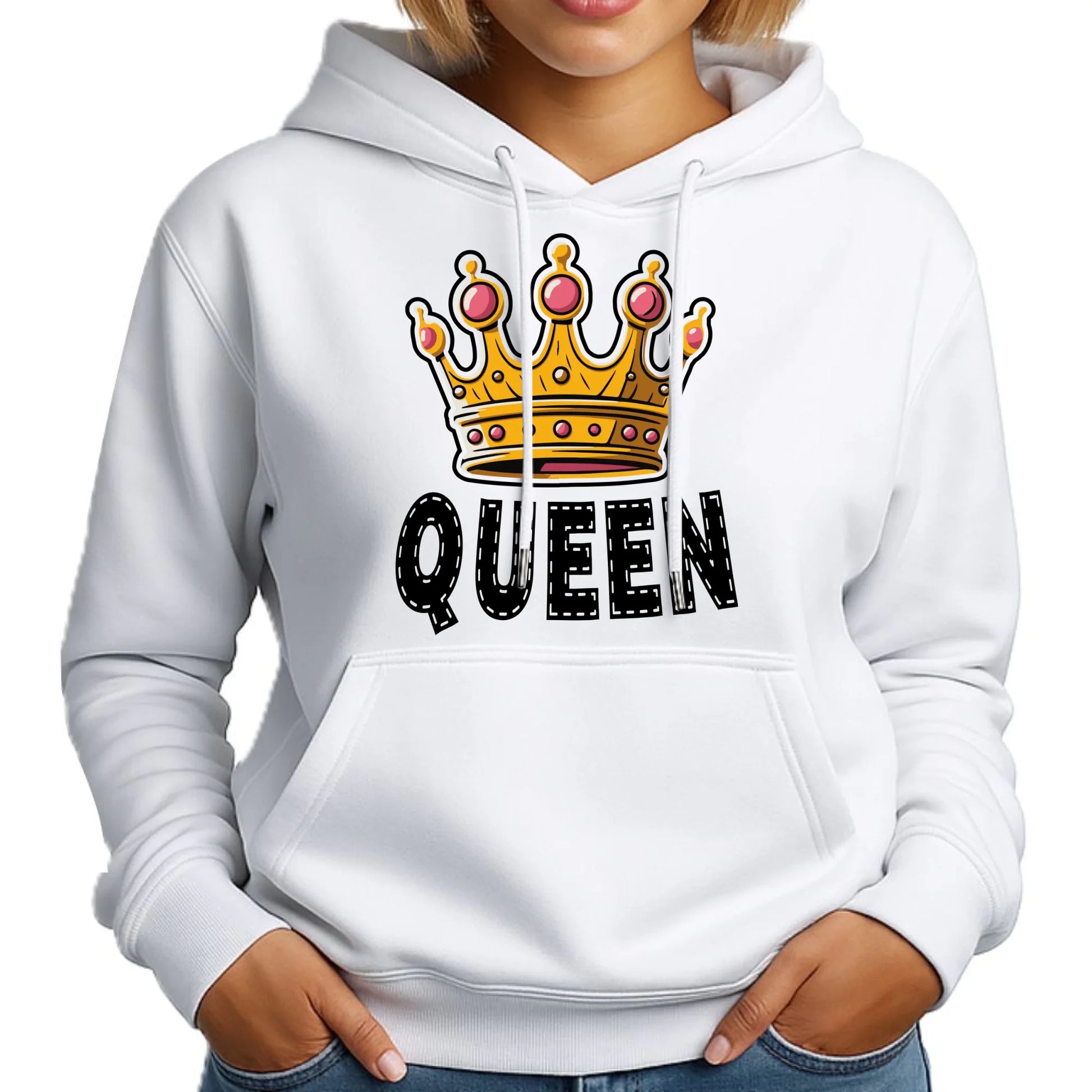 Bluza damska z kapturem - Queen W41 - StoryCups.pl