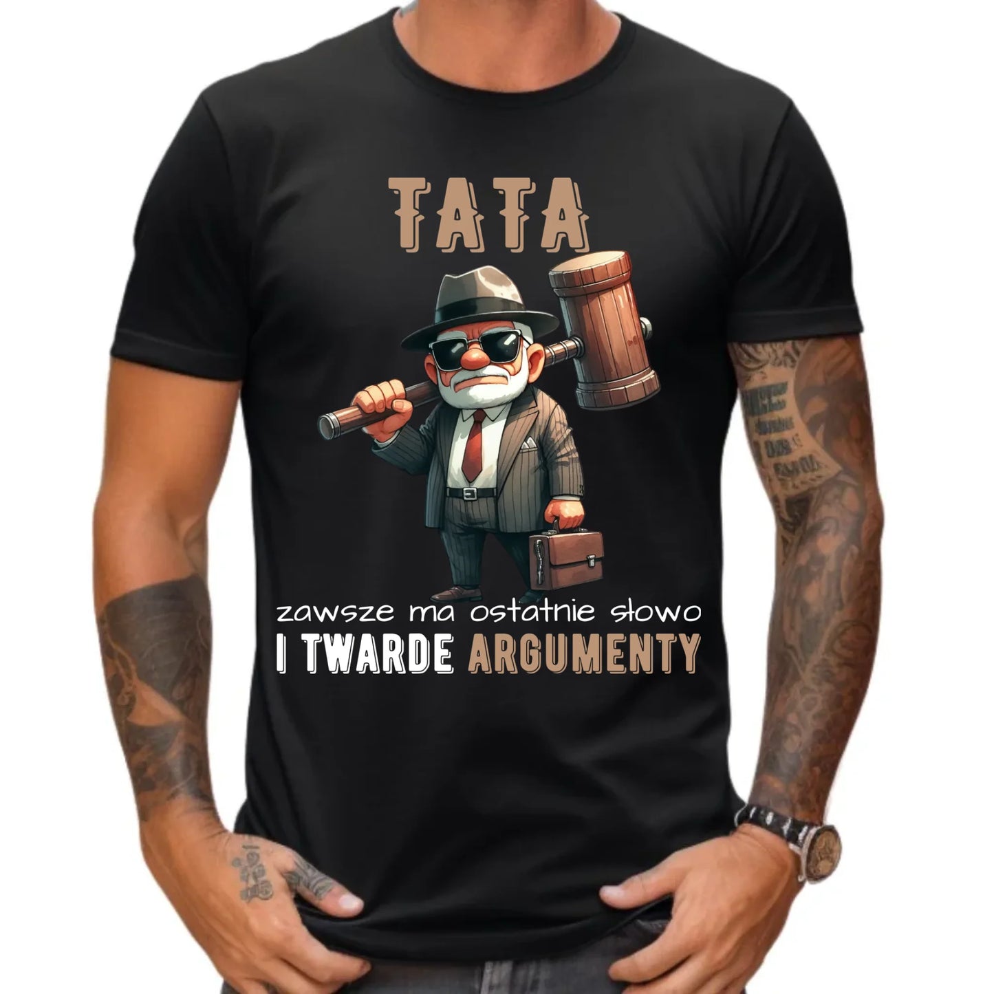 Koszulka dla taty - Tata zawsze ma ostatnie słowo DT82