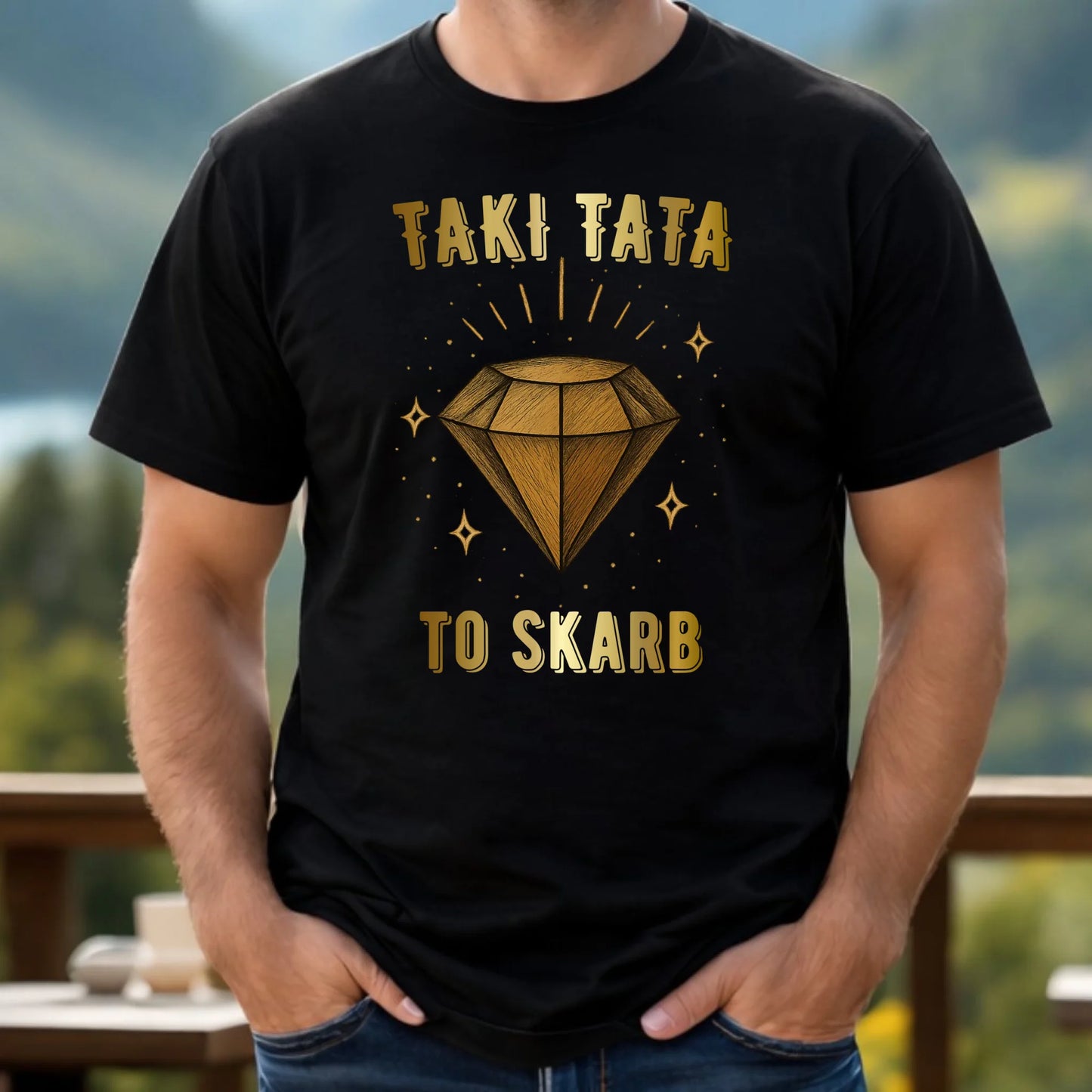 Koszulka dla taty - Taki tata to skarb - personalizowana DT17