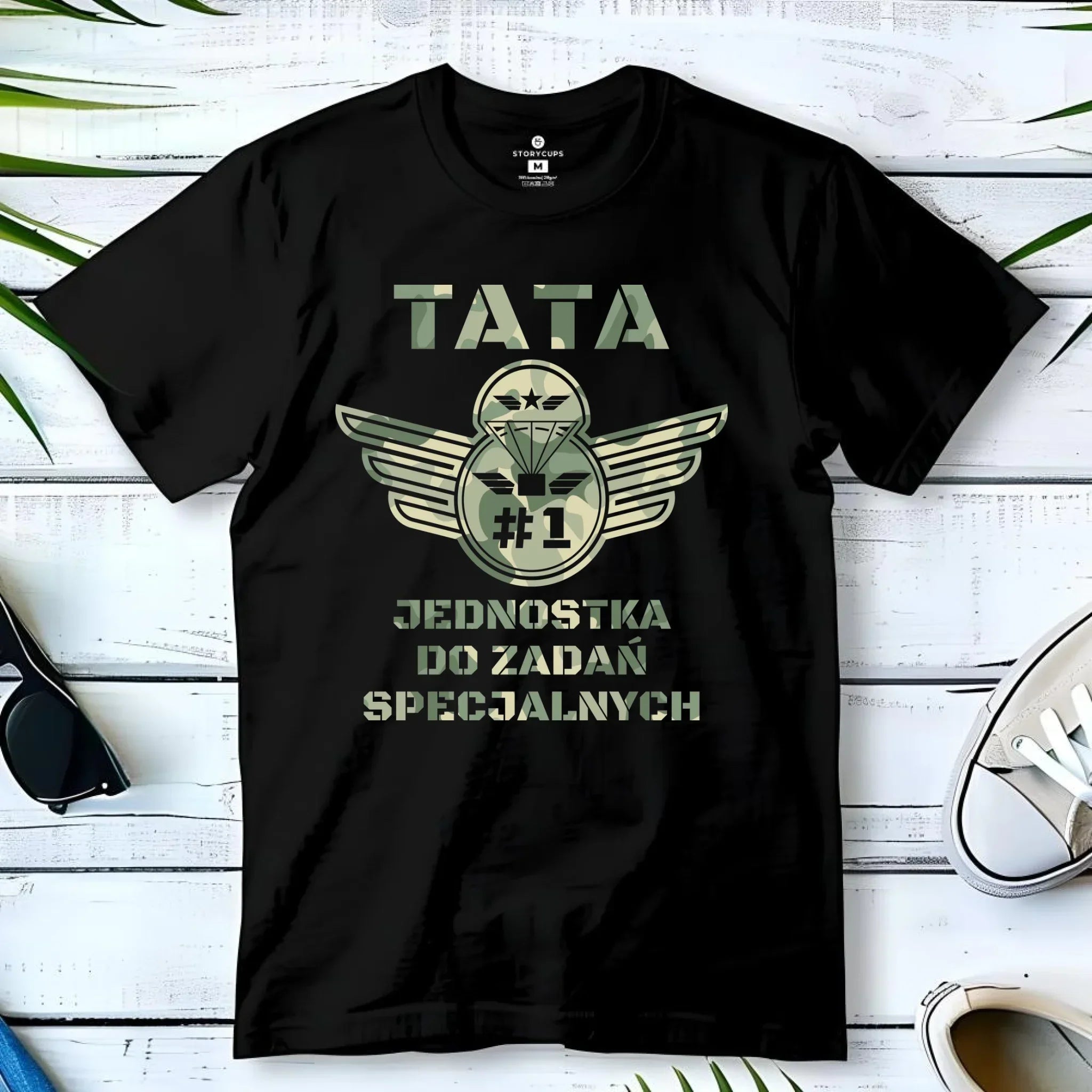 Koszulka dla taty - Tata jednostka do zadań specjalnych DT42 - StoryCups.pl