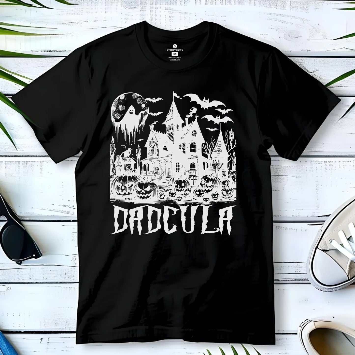 Koszulka halloweenowa dla taty -  Upiorny dom - Dadcula HL19