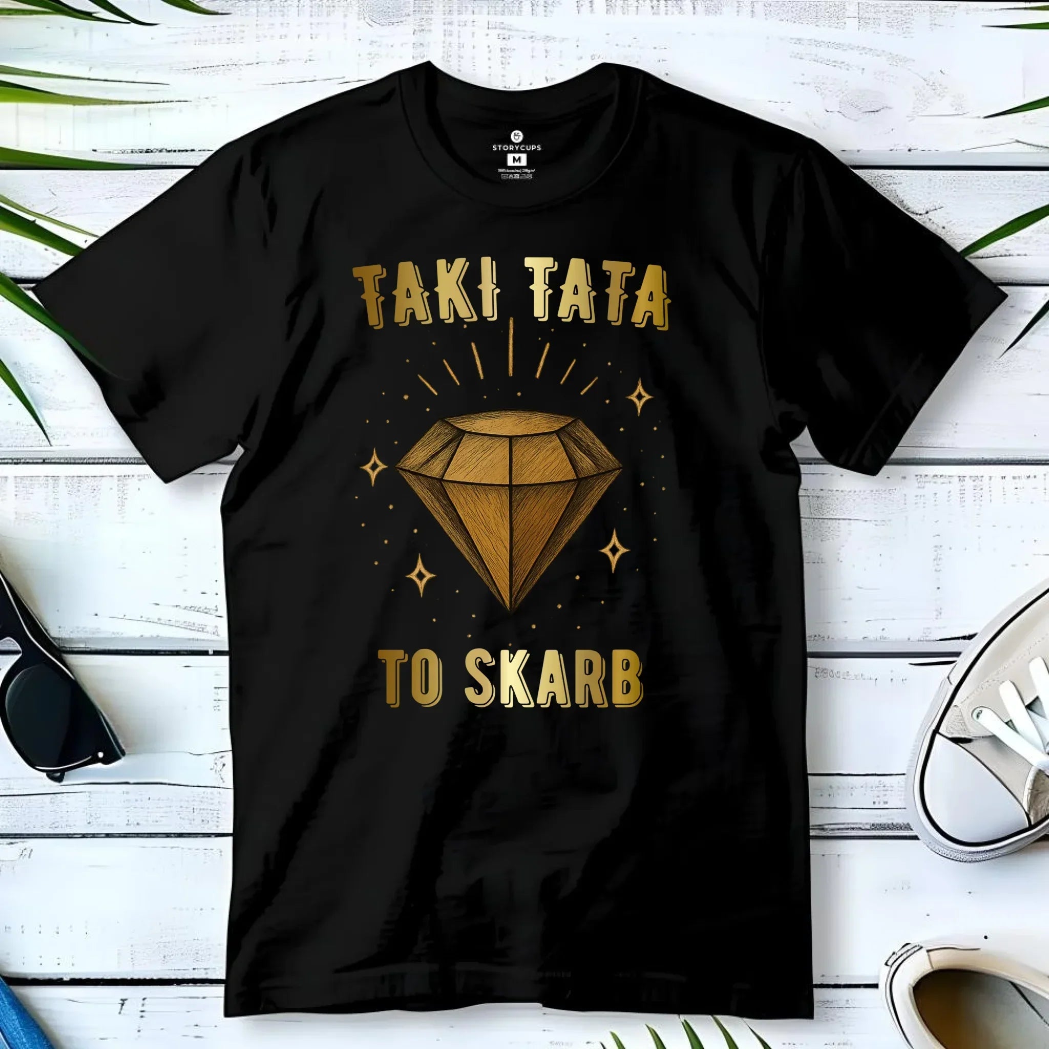 Koszulka dla taty - Taki tata to skarb - personalizowana DT17 - StoryCups.pl