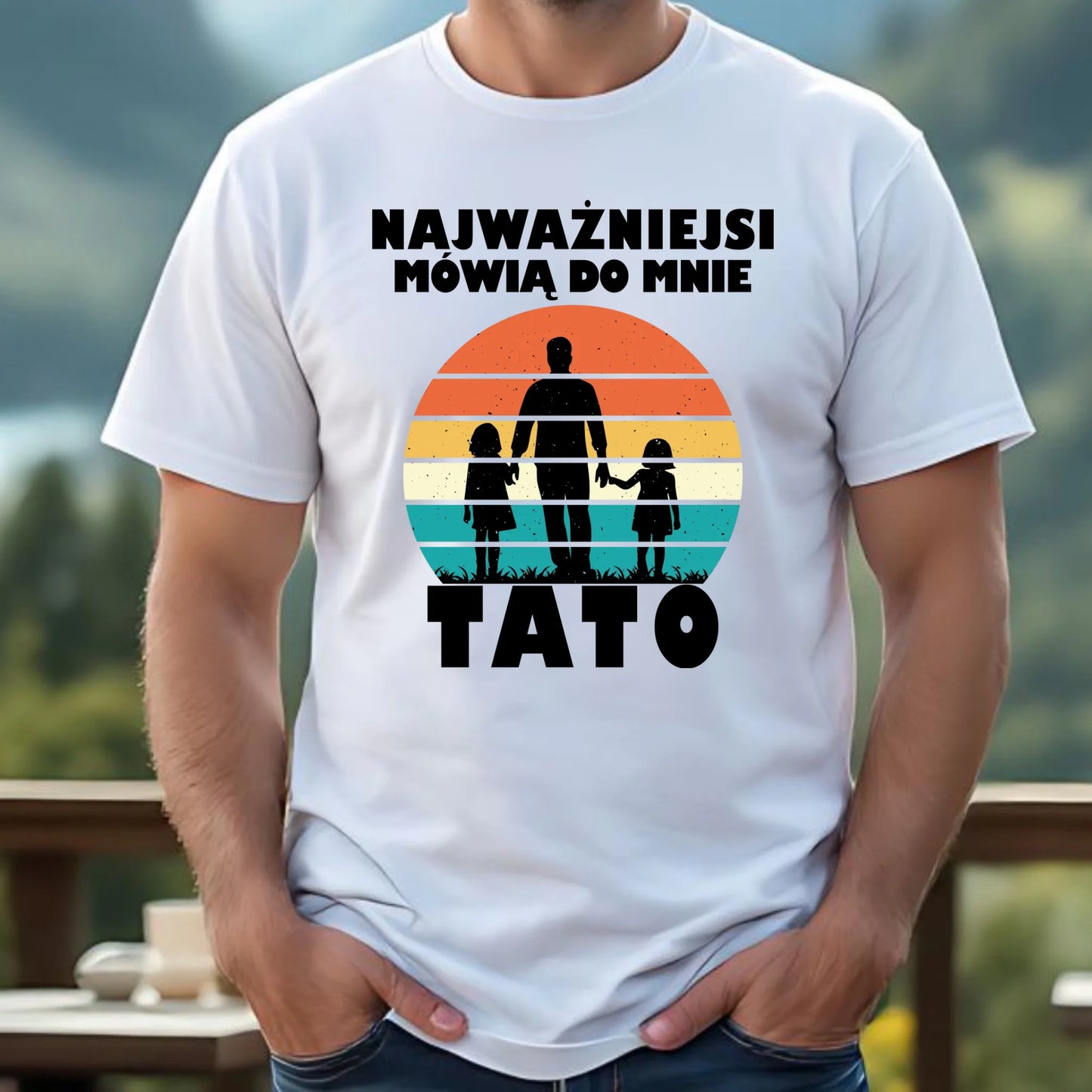 Koszulka dla taty - Najważniejsi mówią do mnie tato DT31