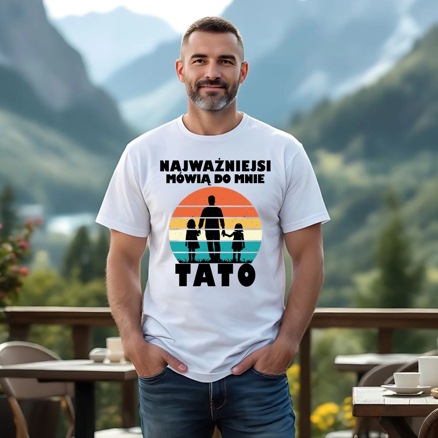 Koszulka dla taty - Najważniejsi mówią do mnie tato DT31