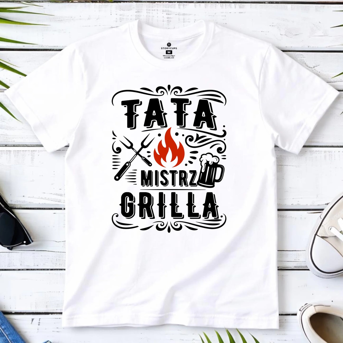 Koszulka dla taty - Tata mistrz grilla DT53