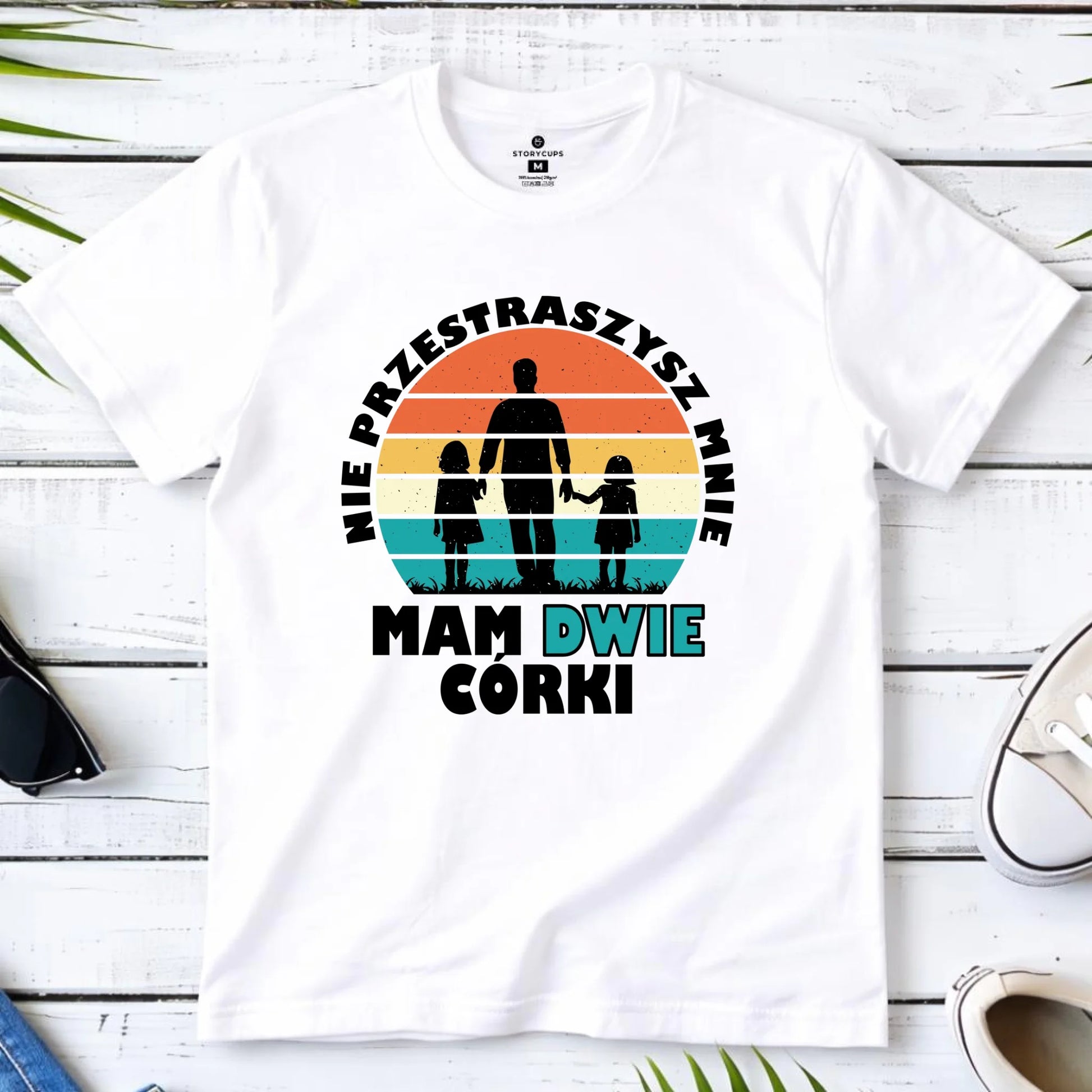 Koszulka dla taty - Nie przestraszysz mnie mam dwie córki DT02 - StoryCups.pl