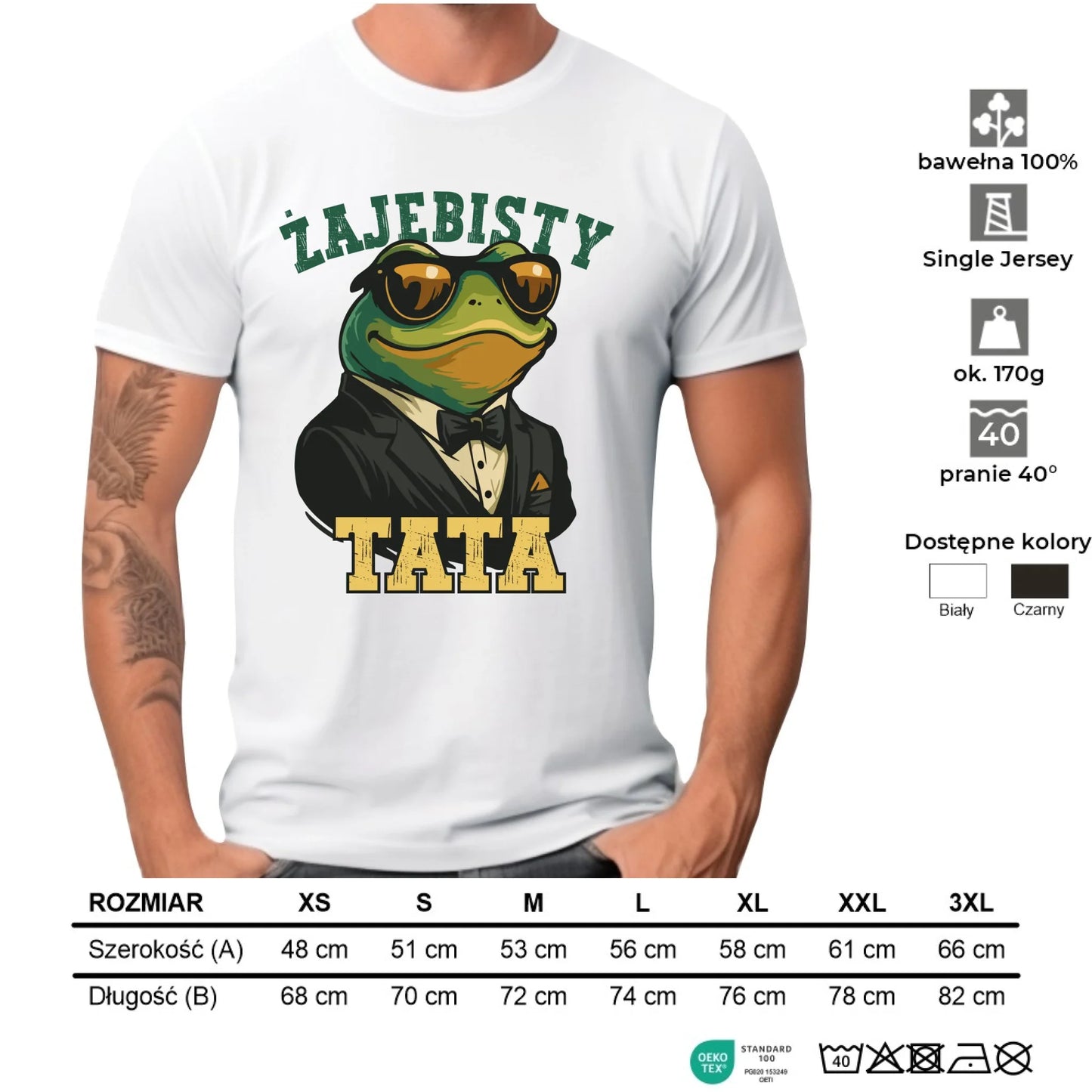 Koszulka dla taty - Żajebisty tata DT83