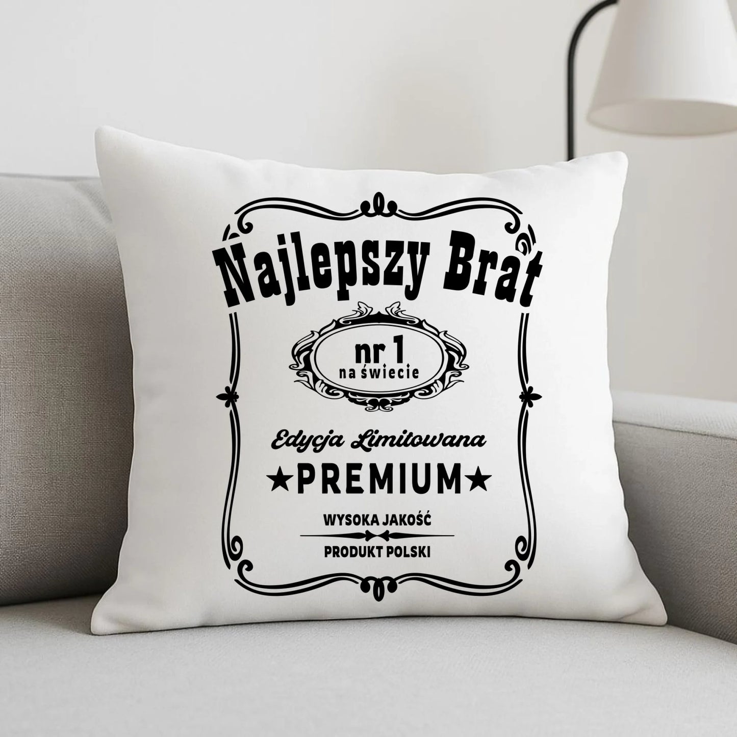 Poduszka dla brata - Najlepszy Brat Edycja Limitowana DB02 - StoryCups.pl