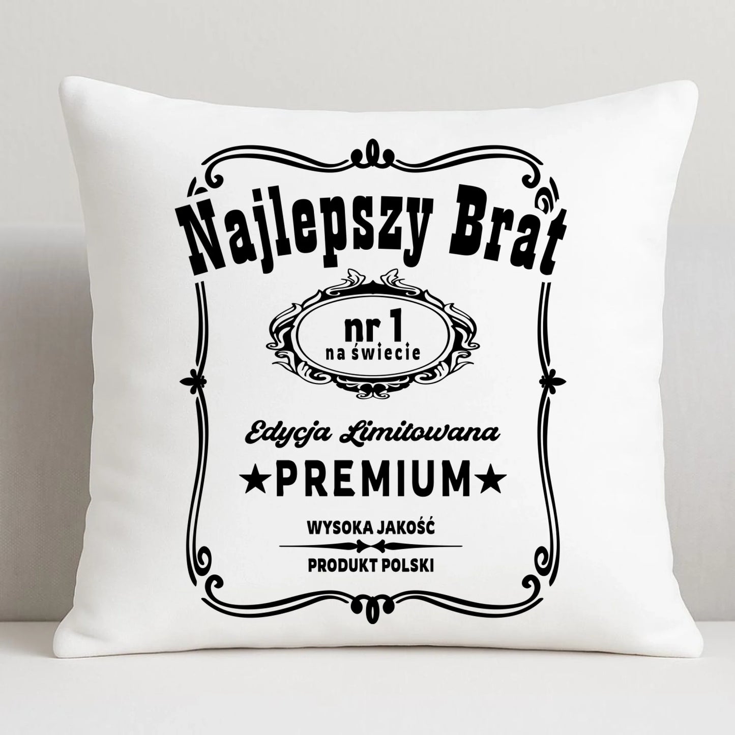 Poduszka dla brata - Najlepszy Brat Edycja Limitowana DB02 - StoryCups.pl