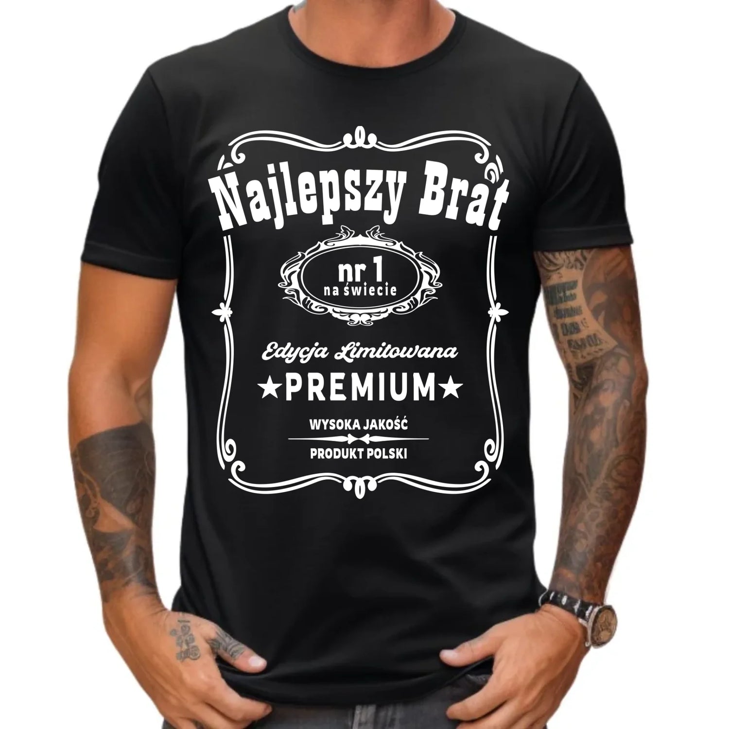 Koszulka męska dla brata - Najlepszy Brat Edycja Limitowana DB02 - StoryCups.pl