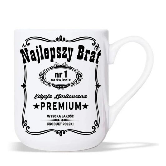 Kubek elegant dla brata - Najlepszy Brat Edycja Limitowana DB02 - StoryCups.pl