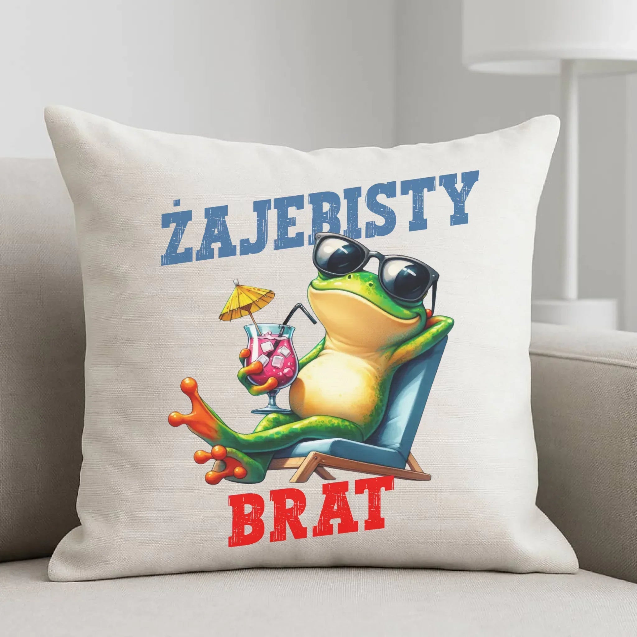 Poduszka dla brata - Żajebisty Brat DB01 - StoryCups.pl