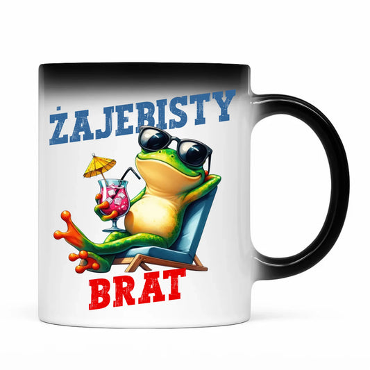 Kubek magiczny dla brata - Żajebisty Brat DB01 - StoryCups.pl