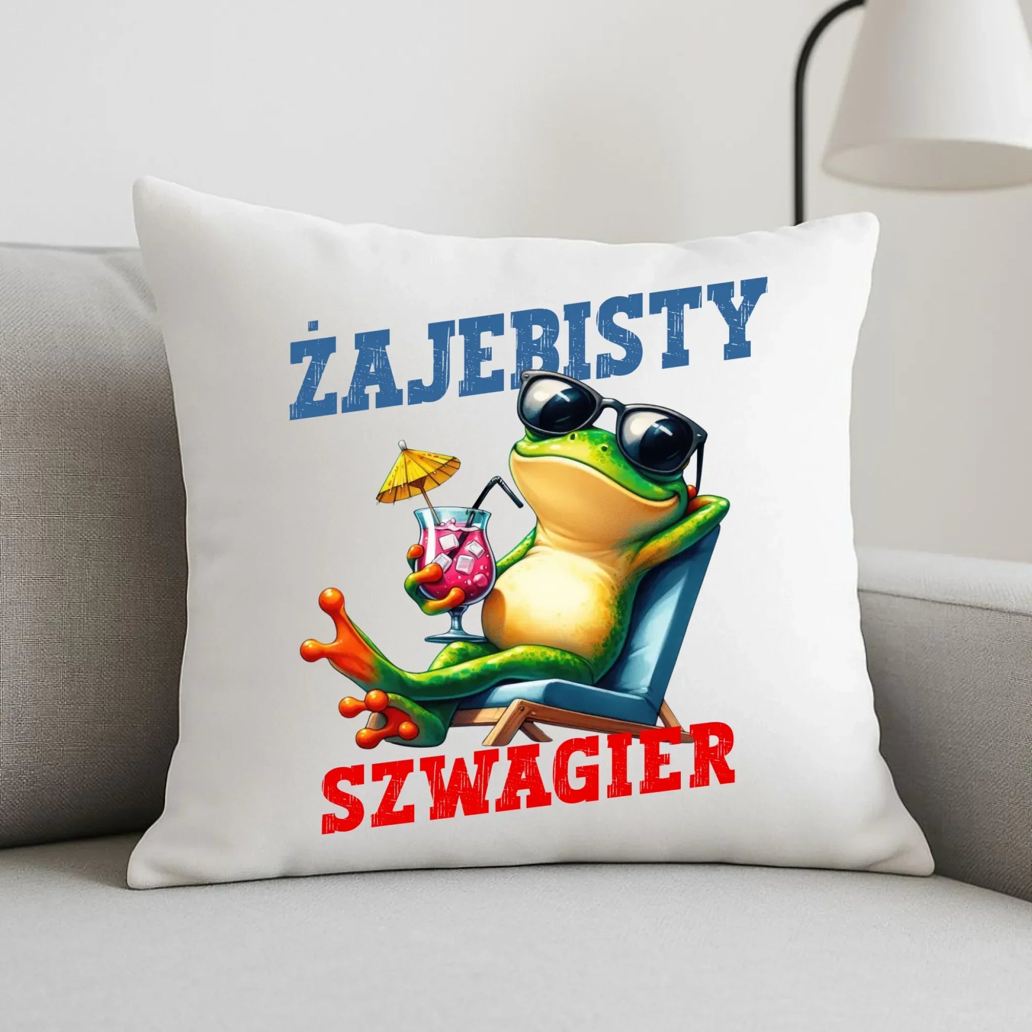 Poduszka dla szwagra - Żajebisty Szwagier DSZ01 - StoryCups.pl